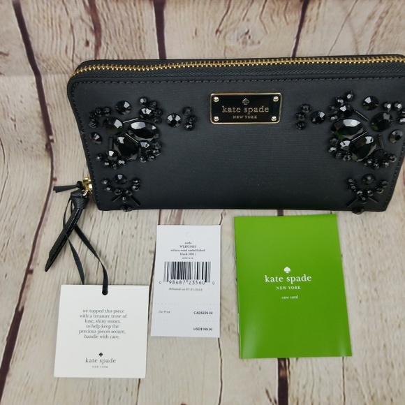 Kate Spade Neda Wilson Road black wallet - Picture 5 of 7